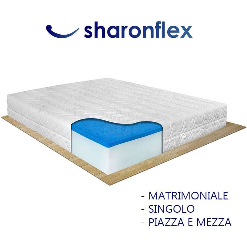 materasso in memory foam e waterfoam